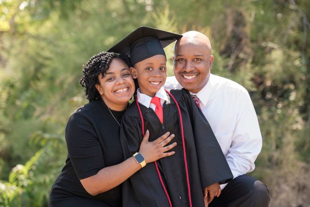 Proud,Parents,Celebrate,Their,Child's,Graduation,Milestone